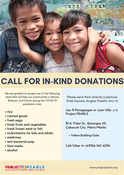 project pearls donation|G.R.O.W. (Giving Resources and Opportunities to .